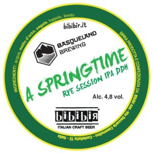 A SPRINGTIME rye session ipa